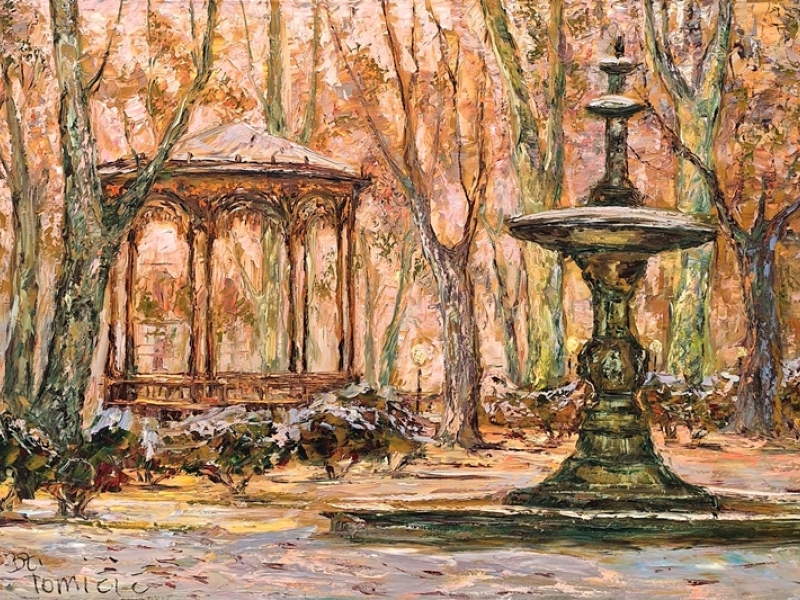 Zagreb - Zrinjevac fountain