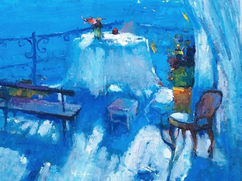 Balcony by the sea
