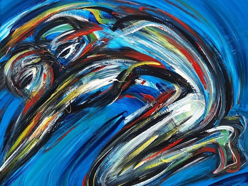 Figure in blue 2023.
